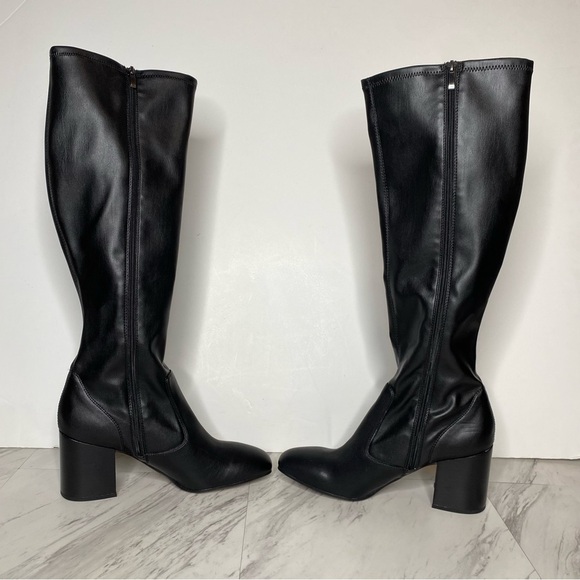 Franco Sarto Talfer Black Tall Heeled Boot 10M - Picture 5 of 16